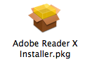 Installer Adobe reader .pkg