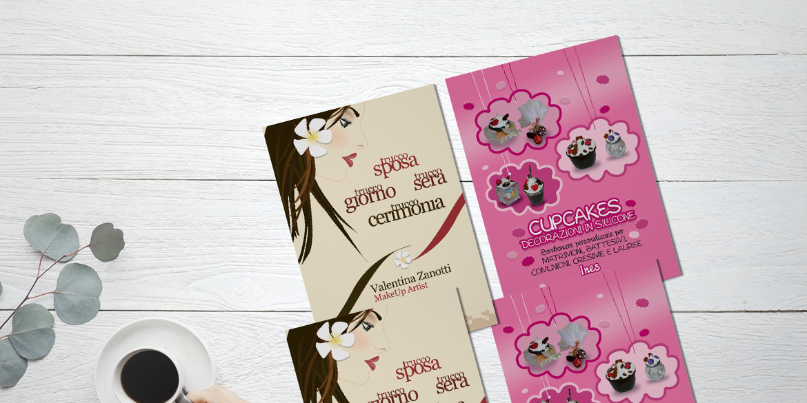 Plumeria MakeUp · Flyer doppio