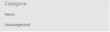 Worpdress widget categorie nasconde categorie vuote