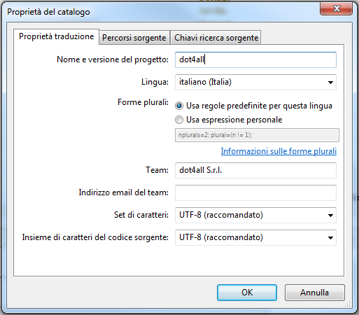 Poedit impostazioni stringhe plurali