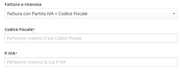 scelta fattura/ricevuta plugin woocommerce per italia dot4all-1