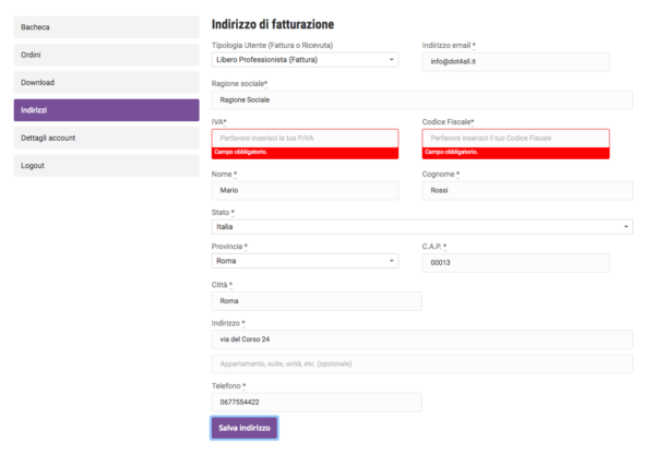 WooCommerce P.IVA e Codice Fiscale per Italia PRO | Validazione live