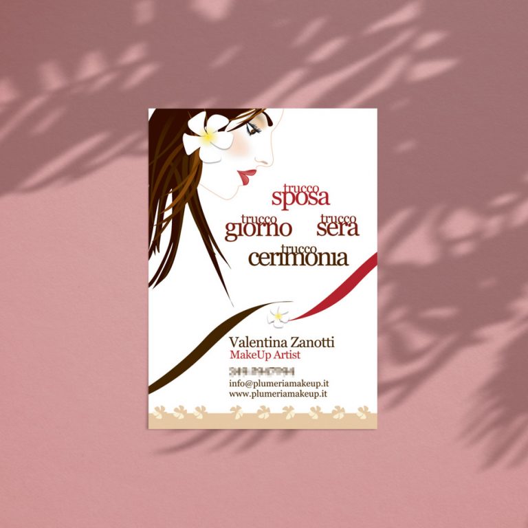 Plumeria MakeUp · Flyer