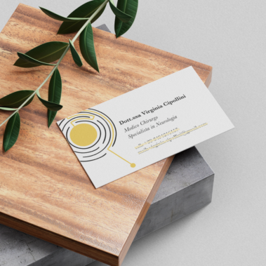 Biglietto da visita · orizzontale · stampa sul fronte