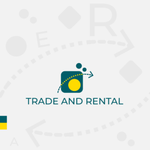 Trade And Rental · Studio del logo
