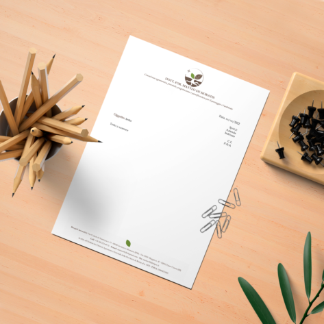 Matteo De Horatis - Carta intestata