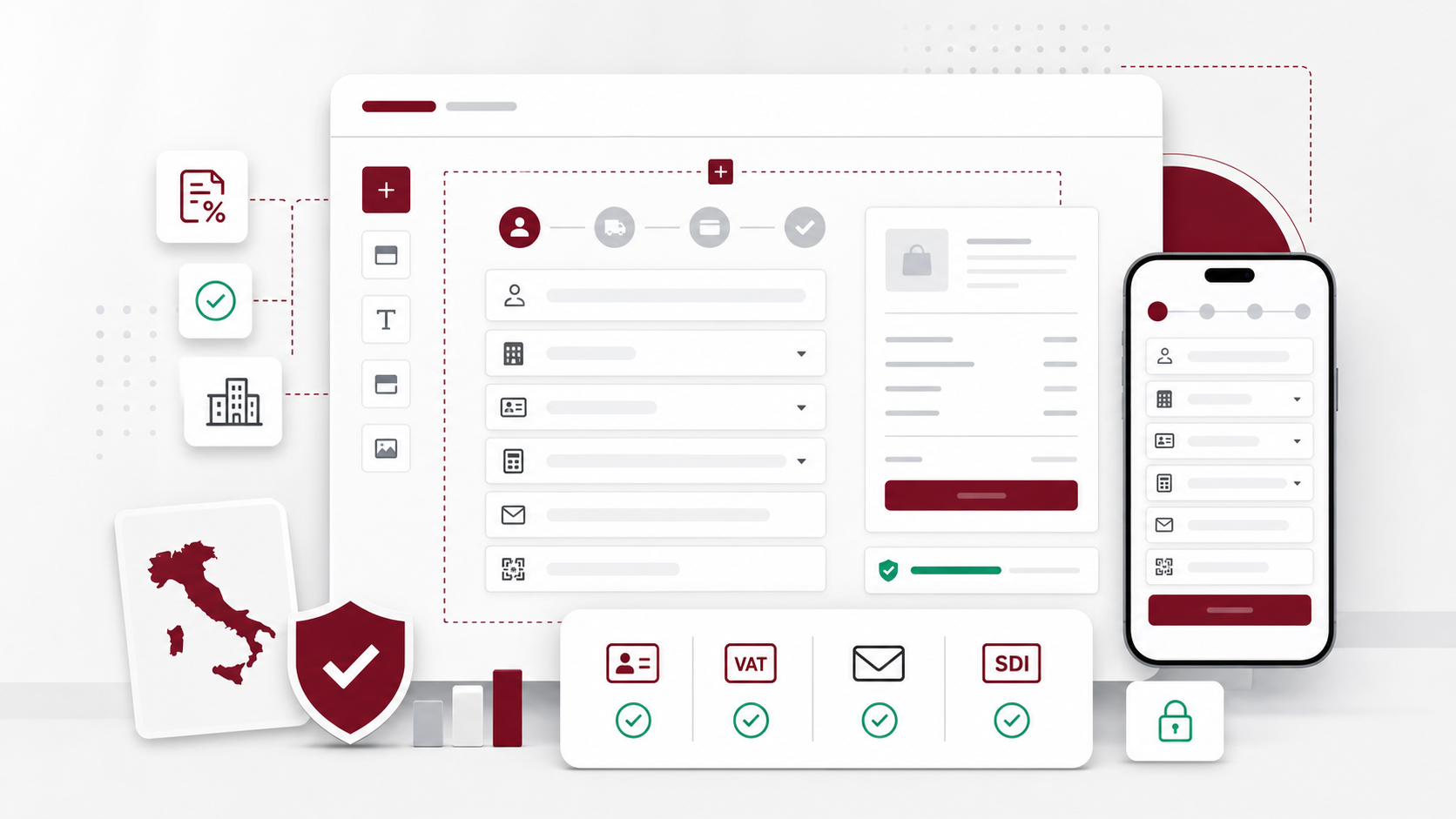 Checkout Blocks WooCommerce con Partita IVA e Codice Fiscale. Checkout Blocks WooCommerce con Partita IVA e Codice Fiscale.